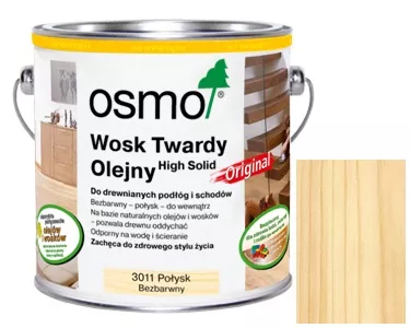 OSMO 3011 0,75L Wosk Twardy Połysk