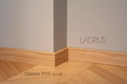 Lagrus Classic R10 Fornir dąb listwa 16x80x2420 mm